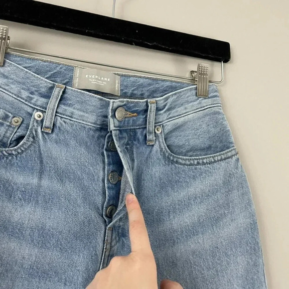 Everlane The '90s Cheeky Organic Cotton Jeans Size 24 Reg - Picture 6 of 7